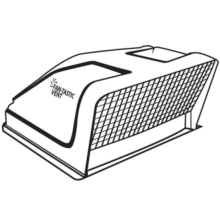Fan-Tastic Vent U1550WH Ultra Breeze Bug Screen Kit - White