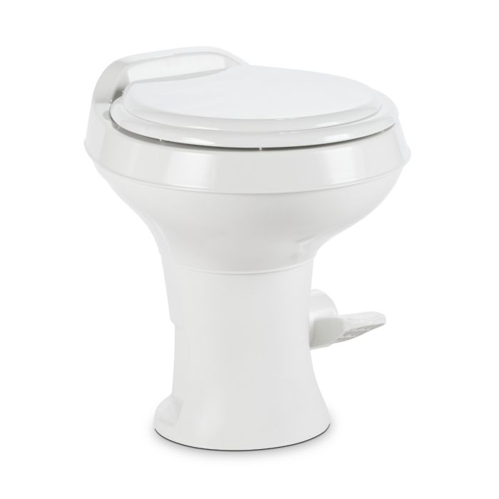 Dometic 300 Series Standard Profile White RV Toilet