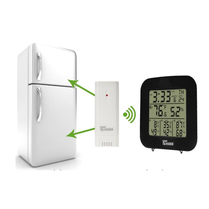 TempMinder Fridge and Freezer Thermometer Installation Instructions 