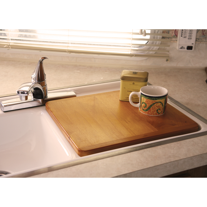 Camco Oak Sink Cover and Cutting Board