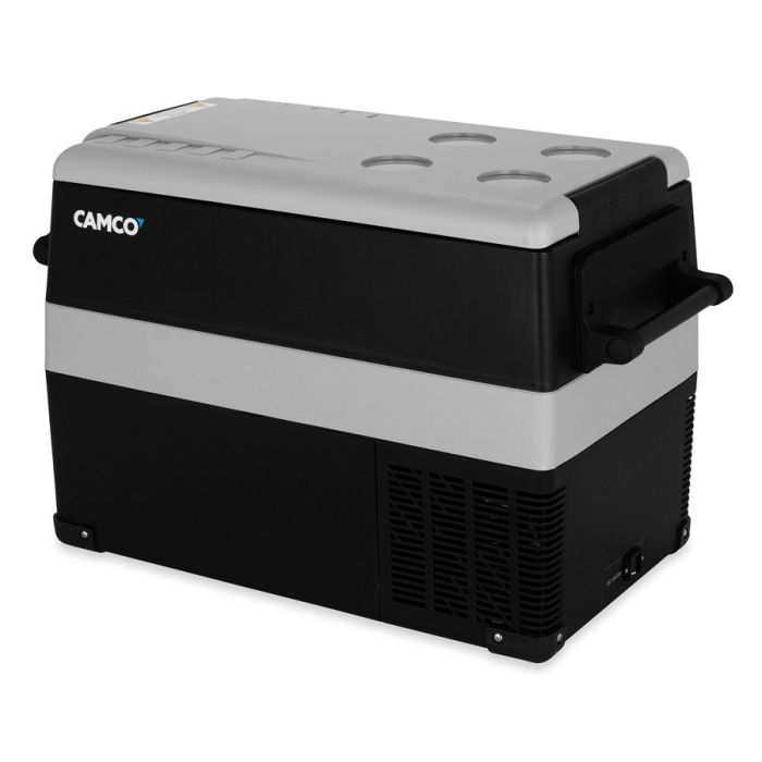 Camco CAM-450 Portable Refrigerator, AC 110V / DC 12V Compact Fridge / Freezer, 45-Liter