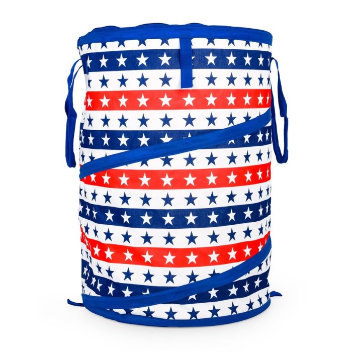 Camco Pop-Up Utility Container Red, White & Blue w / Stars