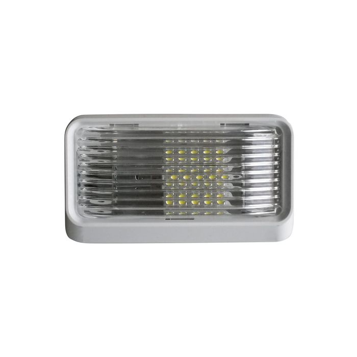 Diamond White LED Clear Lens Porch Light without Switch