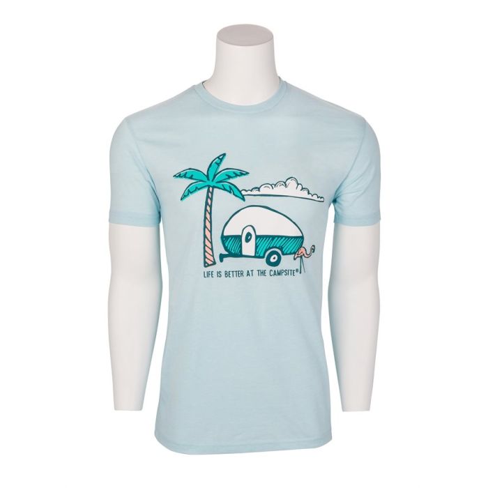 CAMCO Life is Better at the Campsite Palm Tree Shirt - Medium