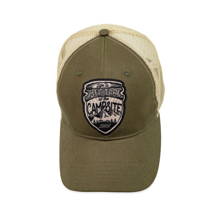 Camco Life is Better at the Campsite Olive Trucker Hat