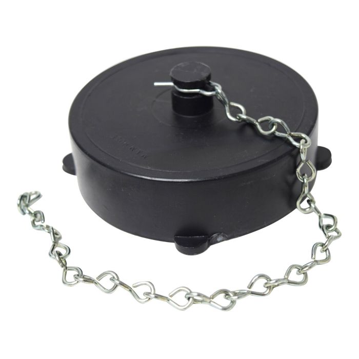 Valterra 3" Female Sewer Cap with 10" Chain