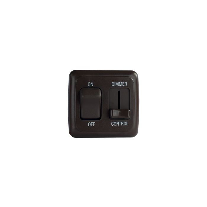 Diamond Black On/Off Switch with Dimmer