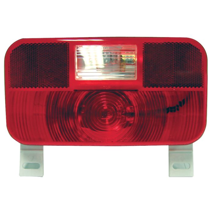 Peterson #259 Series Surface Mount Taillight with Back-Up and License Bracket
