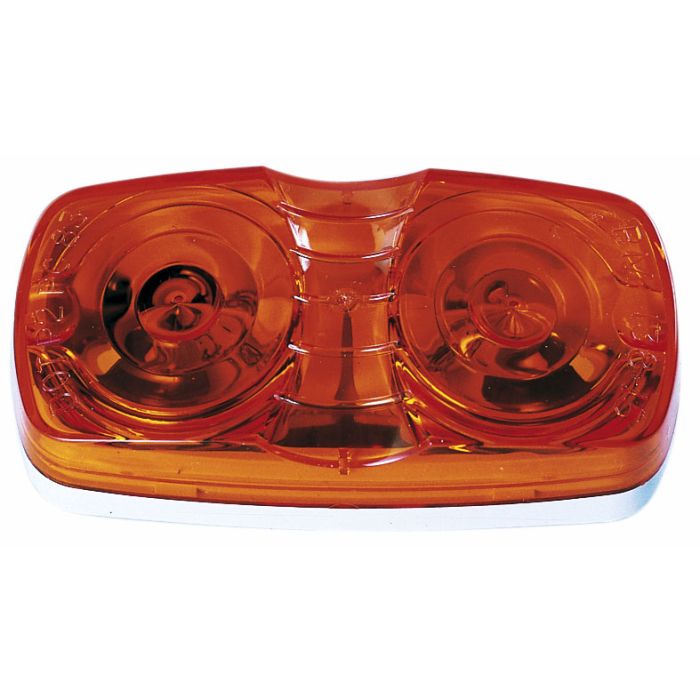 Peterson #138 Rectangle Amber Clearance Light