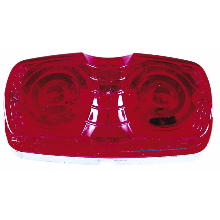 Peterson #138 Rectangle Red Clearance Light