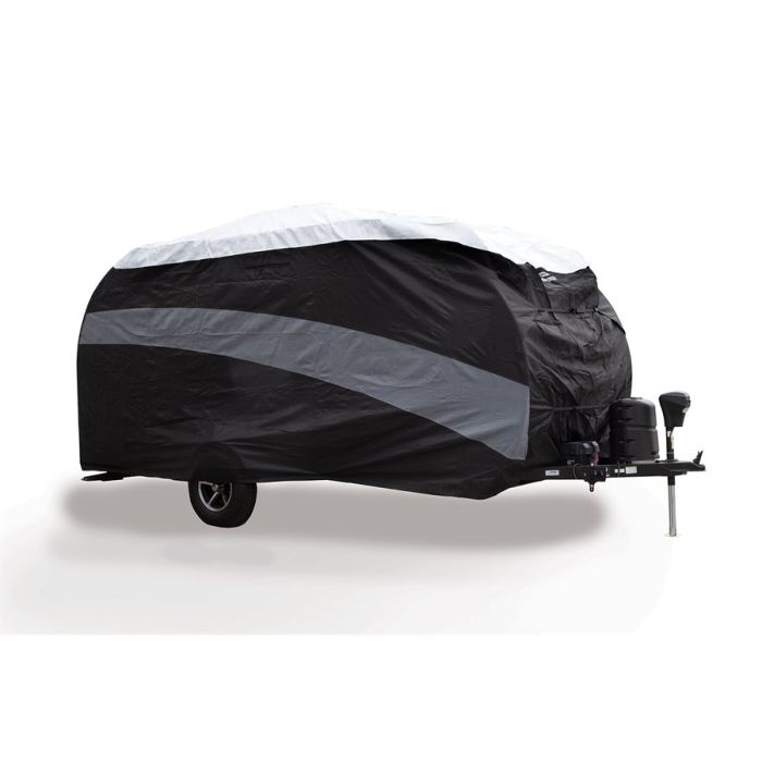 Camco Mini Travel Trailer Pro-Tec Series Cover Up to 13'7"