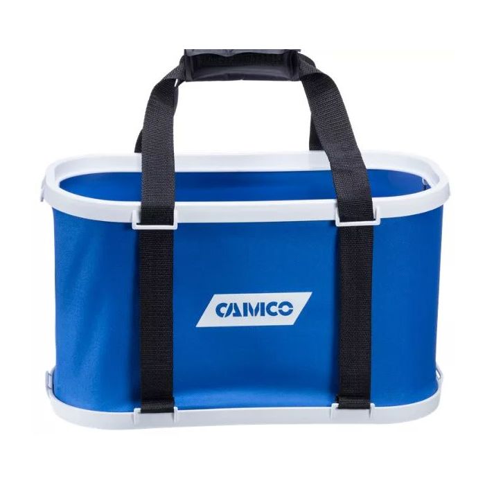 Camco XL Rectangular Collapsible Wash Bucket w/ Storage Bag