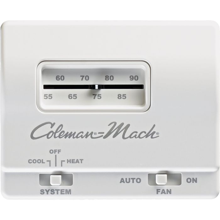 Coleman MACH Heat/Cool 24VAC Analog Wall Mount Thermostat