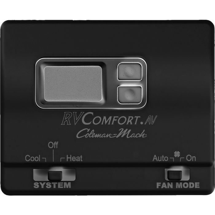 Coleman RVComfort.AV Single Stage Heat/Cool Black Digital Thermostat