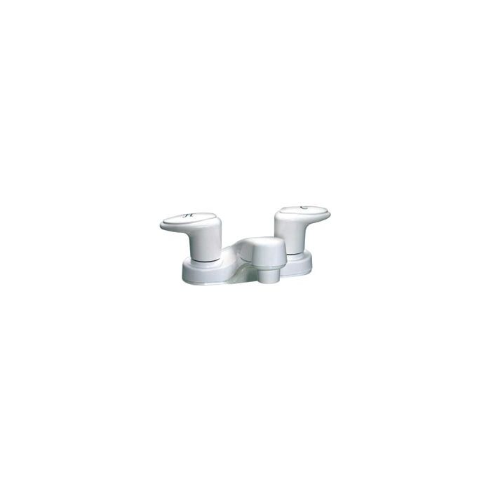 Phoenix White Two Lever Handled Lavatory Faucet