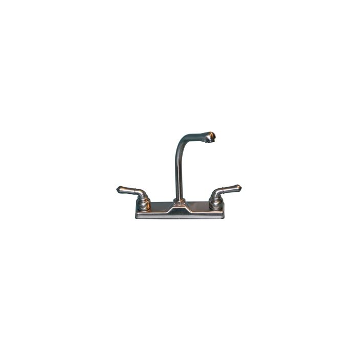 Utopia Brushed Nickel High-Rise Kitchen Faucet