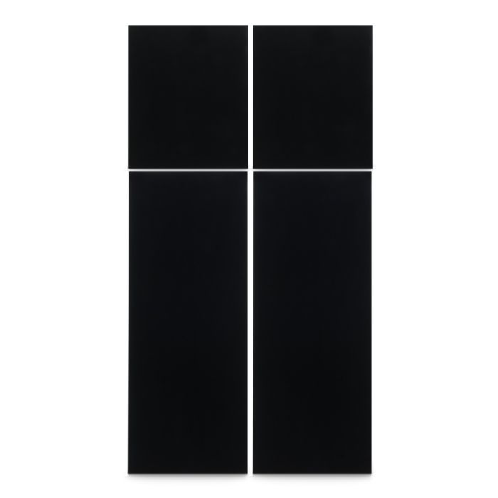 Dometic Elite 2+2 Refrigerator RM1350/RME1350 Black Acrylic Door Panel Set