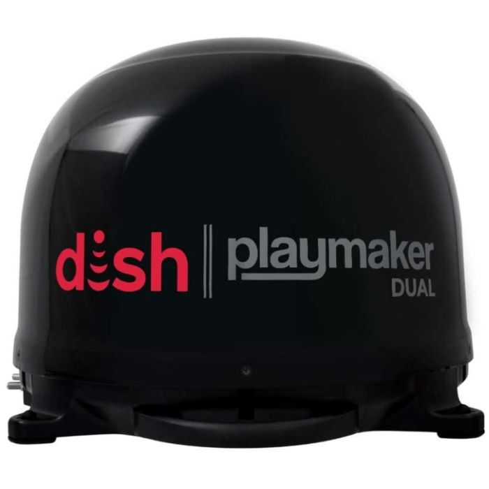 Winegard DISH Playmaker Dual Satellite TV Antenna in Black