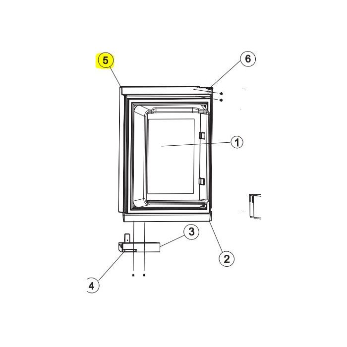 Norcold 1200 Series Refrigerator Center Door Hinge Cap