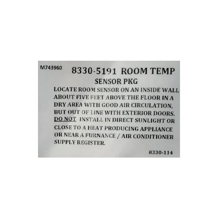 Coleman Remote Temperature Sensor 8330-5191 (for air conditioners