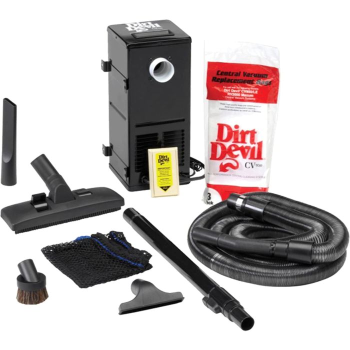 H-P Products Dirt Devil CV1500 Central Vacuum System - Power Unit & Accessories