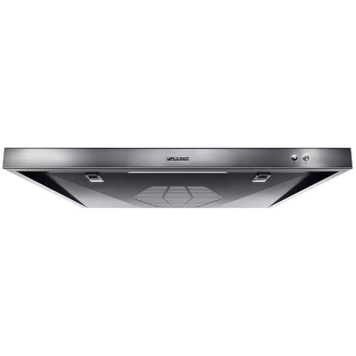 Furrion 12V RV SS/Gray Ducted Range Hood Vent w/Charcoal Filter