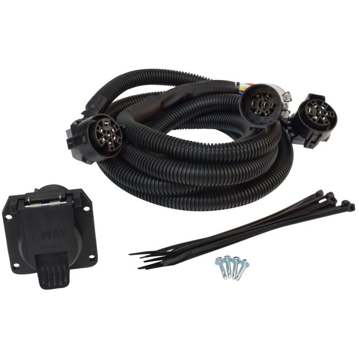 Valterra Universal 7-Way 5th Wheel Wiring Harness with OEM Connectors