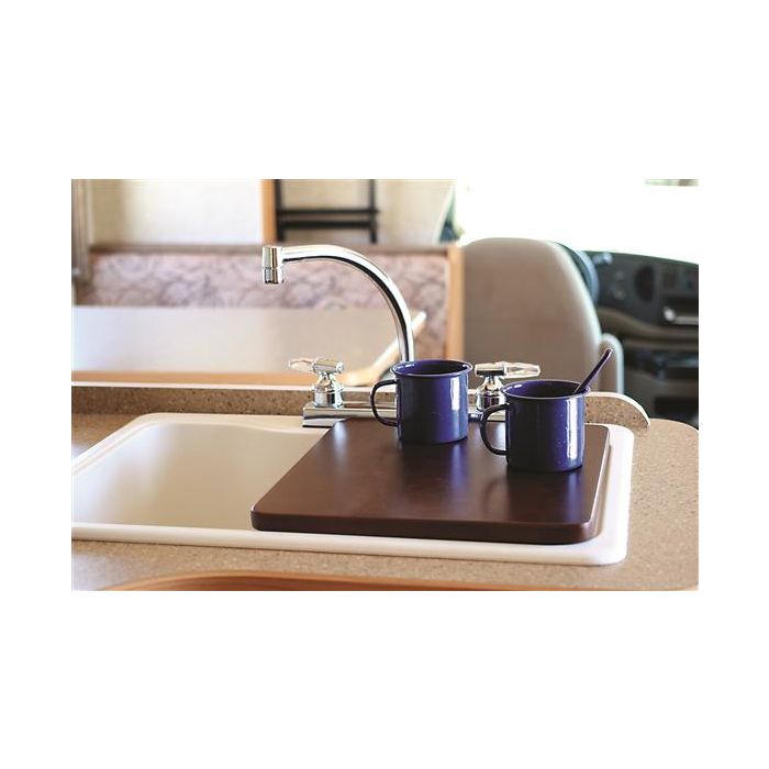 Camco Bordeaux Finish Hardwood Sink Cover