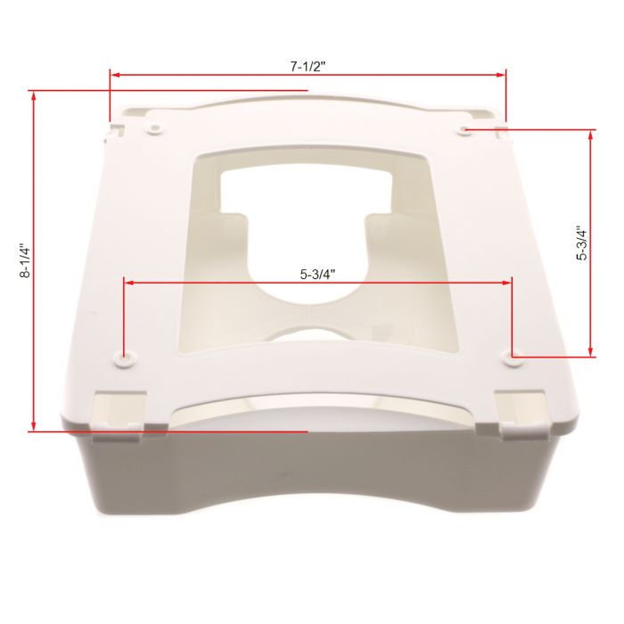 Camco Pop-A-Plate Dispenser - White