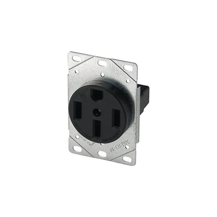Cooper 50 Amp 4-Wire Receptacle Plate