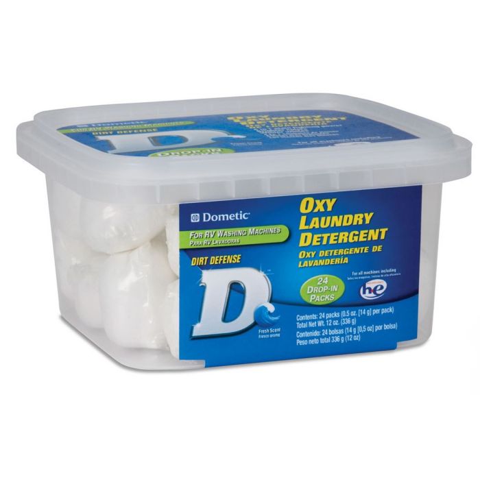 Dometic RV Washer High Efficiency Oxy Laundry Detergent Drop In Packs