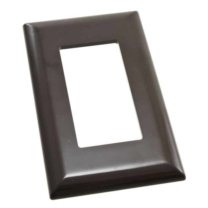 Diamond Brown Plastic Switch/Receptacle Plate 52493