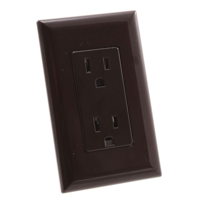 Diamond Self Contained Brown Receptacle WDR15BR
