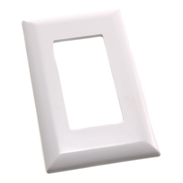 Diamond White Plastic Switch/Receptacle Plate 52494