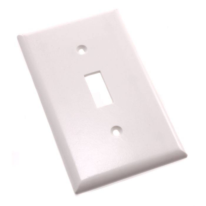 Diamond White Plastic Switch Plate 4134W