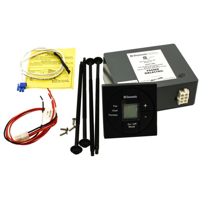 Dometic Rv Lcd Thermostat Black Kit 3316230.714 