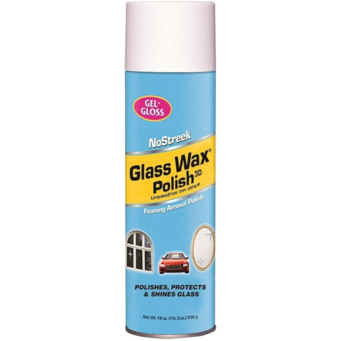 Gel-Gloss 19 oz. No Streek Glass Wax Polish Cleaner