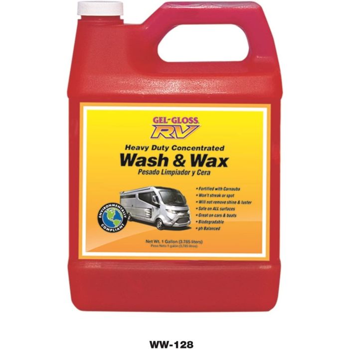 Gel-Gloss Heavy Duty RV Wash & Wax - 1 Gallon