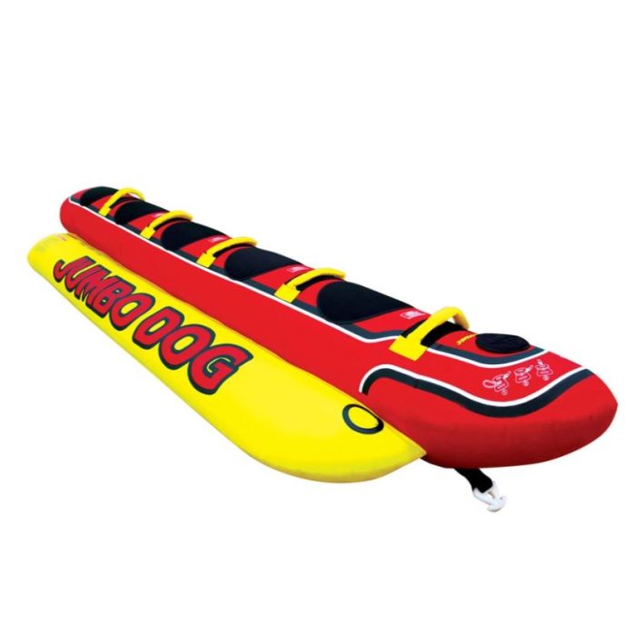 Jumbo Hot Dog 5 Person Inflatable Towable