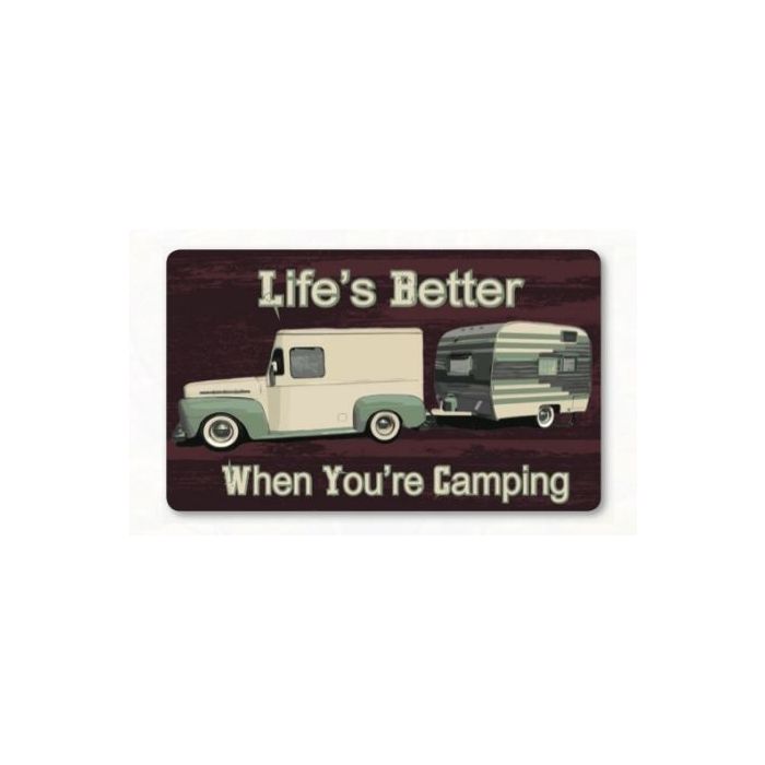 Life Is Better When You Are Camping Kitchen Mat