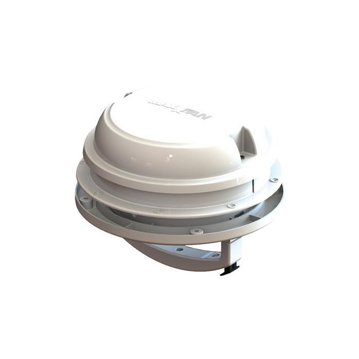 MaxxAir Ventilation Solutions Powered Roof Vent White
