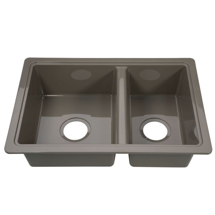 Lippert Components Grey ABS Plastic 25" x 17" Sink