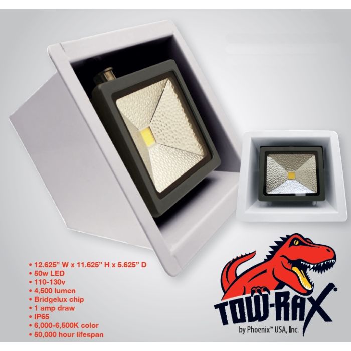 Tow-Rax 50W 4,500 Lumen LED Exterior Light Bucket Kit 