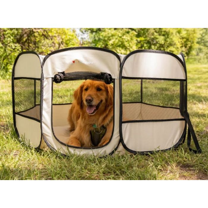 Portable pet top playpen