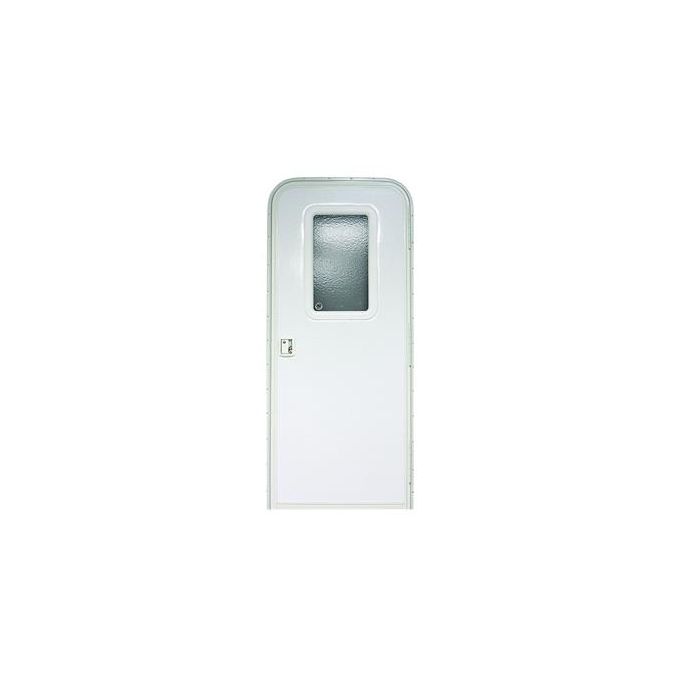 Lippert Components 24" x 68" Polar White RH Radius Entry Door