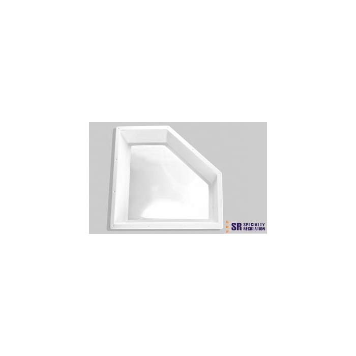 Bri-Rus 28" x 10" Clear Skylight Neo Angle Inner Garnish