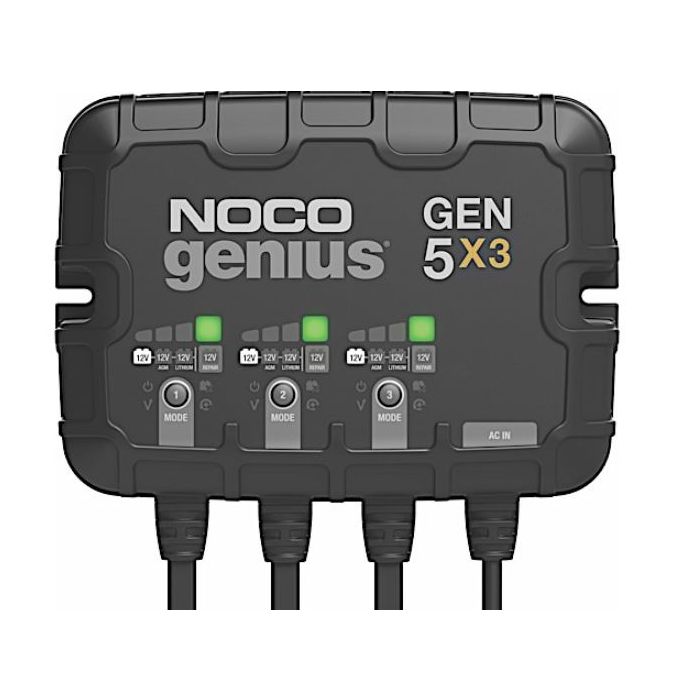 Noco 12 Volt 3 Bank Battery Charger