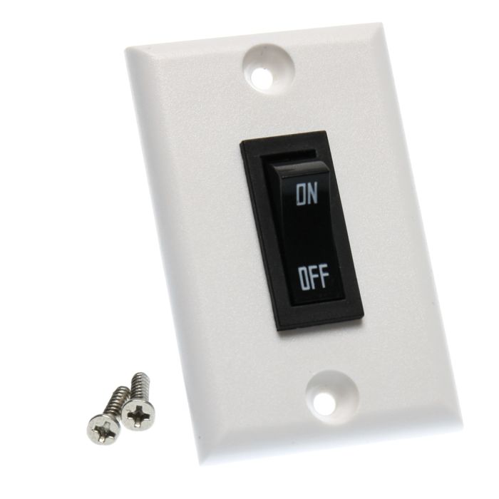 Prime Products White Rocker Wall Switch