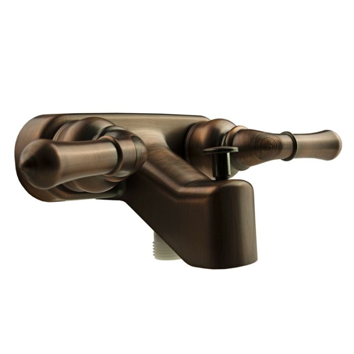 DURA Oil Rubbed Bronze Classical RV Tub & Shower Diverter Faucet