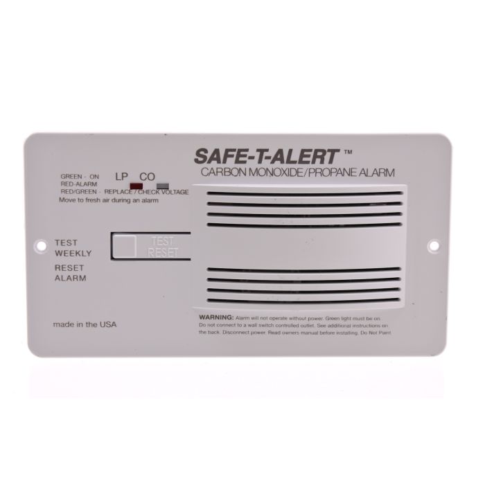 Safe-T-Alert White CO/LP Alarm with Shutoff Valve 70-742